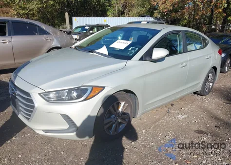 2017 Hyundai Elantra Se z USA, uszkodzony, nr VIN 5NPD84LF3HH129690